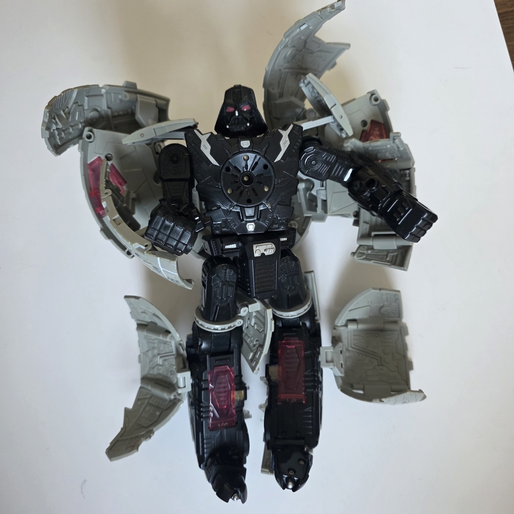 Talking Darth Vader Death Star Transformer Figure, Hasbro, Missing Accessories